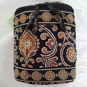 Vera Bradley Lunch Box Black Brown White New With